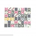 YH Poker Double 12 Color Dot Dominoes with tin Box B07KYD7V14